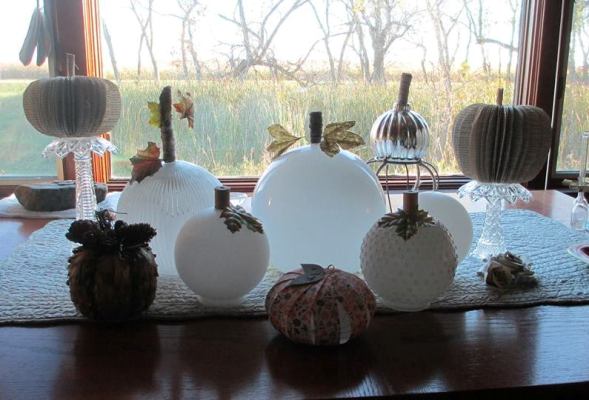 globos de calabaza elegantes y con clase, Tu nuevo centro de mesa para la cosecha verdad Con los materiales m s sencillos