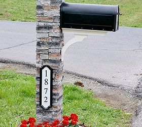 our mailbox makeover, curb appeal