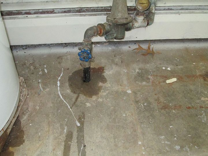 leaking water main pipe is in concrete floor and we have no clue