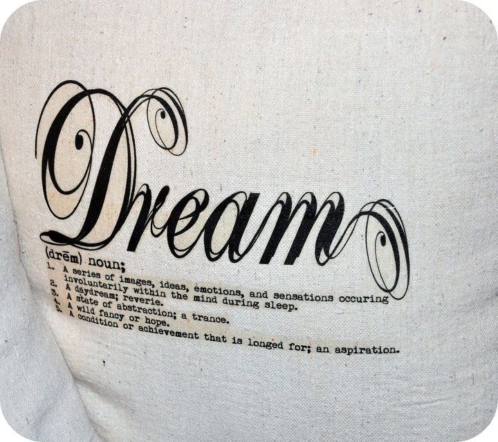 drop cloth pillows, crafts, Dream drop cloth pillow