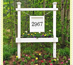 diy house number sign tutorial, diy, gardening, how to, woodworking projects, Entrance After