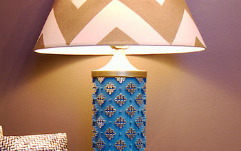 Lamps Made From Wallpaper Rollers