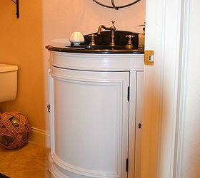 how to paint a bathroom vanity, bathroom ideas, painted furniture, The finished painted bathroom vanity