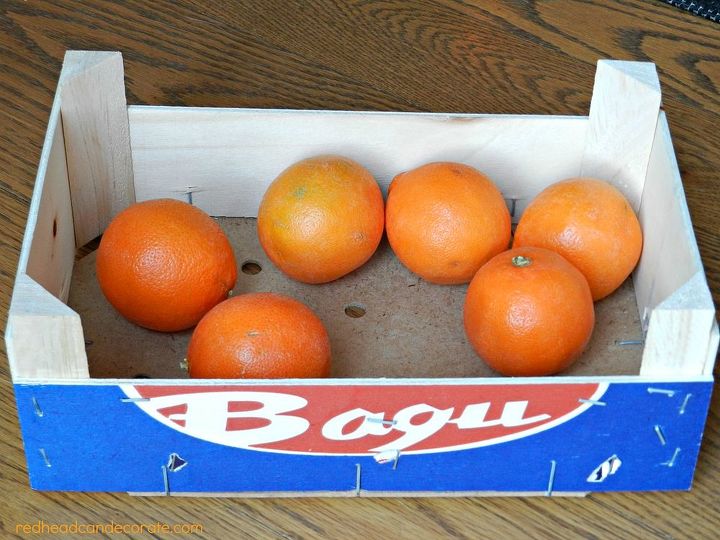 orange crate turned easter basket, crafts, These mini oranges are popular in the Midwest this time of year They are really sweet