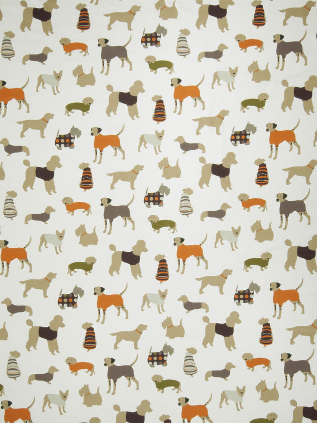 salute your furry friends with pet pattern fabrics amp decor to spice up that old, reupholster, Doggy Days fabric in autumn