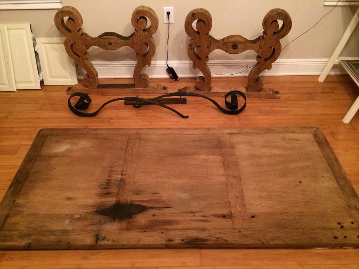q esperanza para esta mesa de madera, Esto es despu s de ser desmontado y un lijado spero