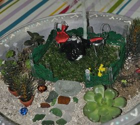 my diy mini garden, gardening, repurposing upcycling