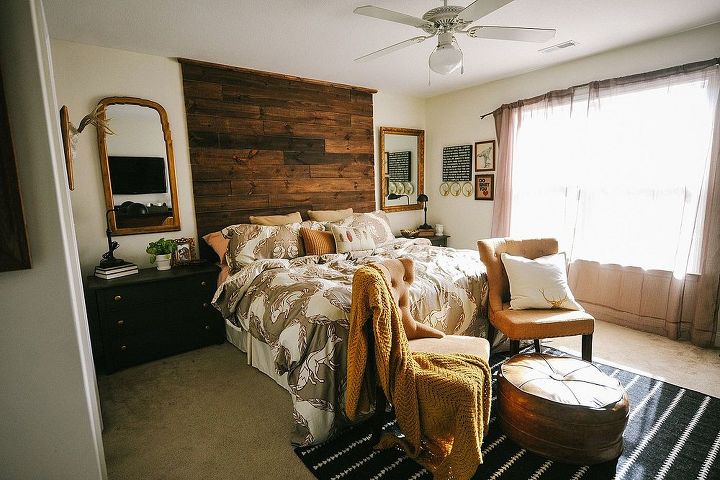 rustic master bedroom reveal, bedroom ideas, electrical, home decor