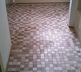 redesigning the main bathroom, bathroom ideas, home decor, home improvement, Brand new tiled floor