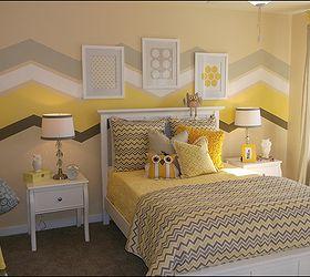 decorative wall treatments, home decor, painting, wall decor, Chevron pattern