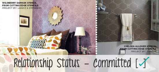 what s your stencil relationship status, diy, home decor, how to, painting
