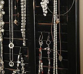 diy jewelry organizer from an old shutter cabinet door, organizing, repurposing upcycling