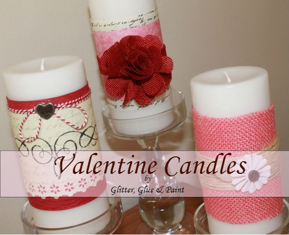 valentine candles, crafts, seasonal holiday decor, valentines day ideas