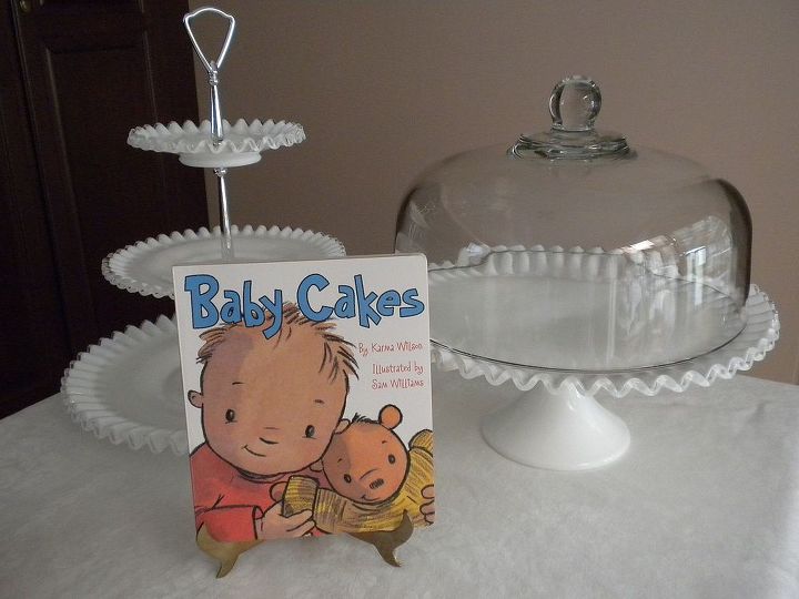 book inspired buffet baby, home decor, Baby Cakes was placed by the desserts petit fours and sugar cookie fruit cups