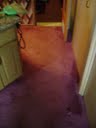carpeted bathrooms changed over to granite, carpet in one of the bathrooms before