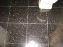 carpeted bathrooms changed over to granite