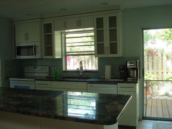 kitchen overhaul, home improvement, kitchen design, New granite countertops and sleek cabinets