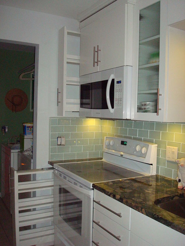 kitchen overhaul, home improvement, kitchen design, Pull out spice racks