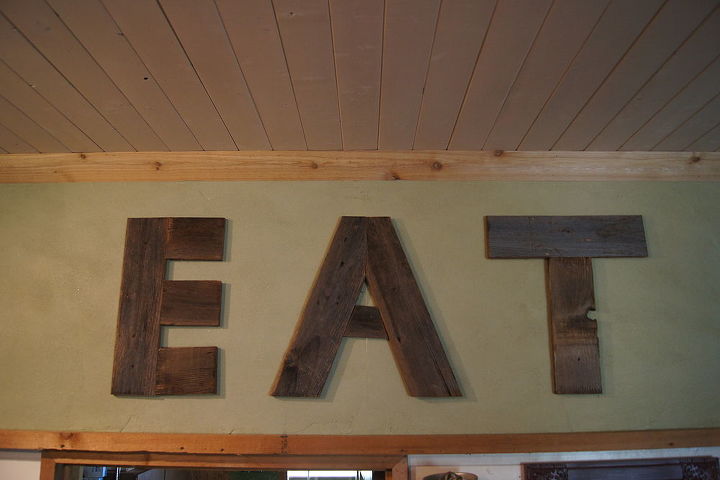 barn wood letters, crafts
