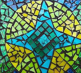 i have been creating mosaics on and off for a few years i recently relocated to, painted furniture, tiling, Close up