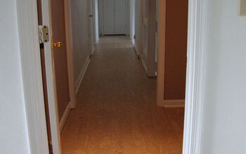 Cork Flooring:  My husband, with the help of a pro crew, installed cork flooring this June upstairs in the bedrooms and