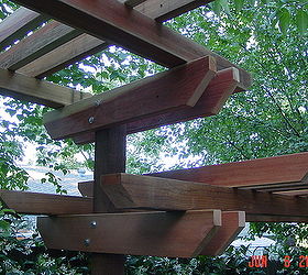 here s a simple arbor you can build, decks, outdoor living, Change the height to break things up