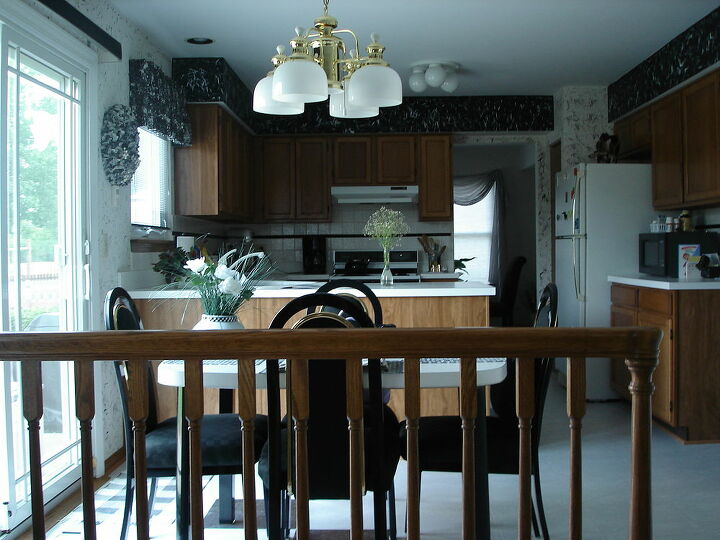 kitchen update, home decor, kitchen design, Before this kitchen was stuck in the 80 s