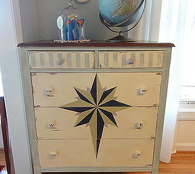 this dresser was not that beautiful in person dull dried with lots of old glue that, painted furniture, When Little Gypsies Take To The Sea after a little Annie Sloan chalk pInt magic