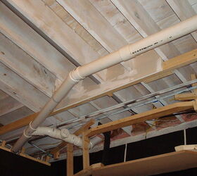 finishing a basement, basement ideas, painting, Our ceiling