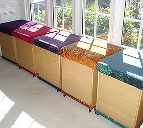 functional storage bins, painted furniture, storage ideas, fits perfectly