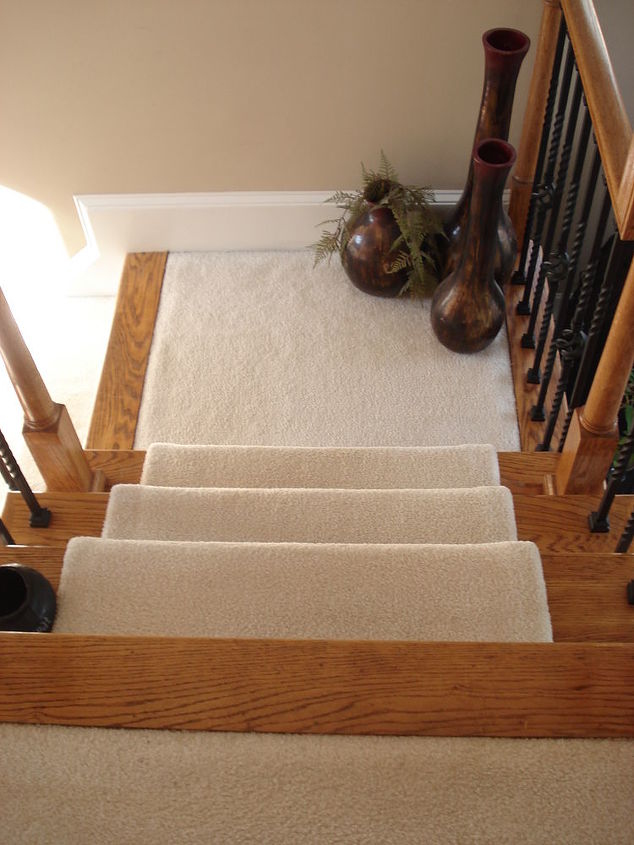 hardwood stairs, home decor, stairs, Third set of stairs carpet and landing
