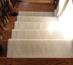 hardwood stairs, home decor, stairs, Second set of stairs carpet