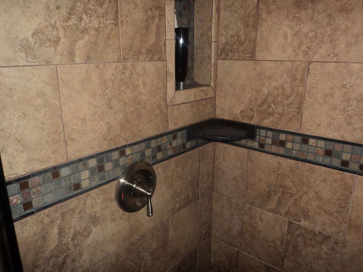 i have the best contractor ever frank jacobs has done a bathroom and exterior, Inside shower by Frank Jacobs He is TRULY the best contractor we ve ever used On time on budget