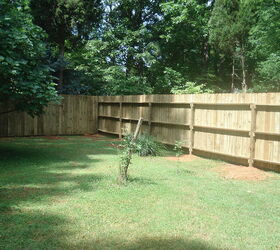 new fence, decks, fences, outdoor living, New fence