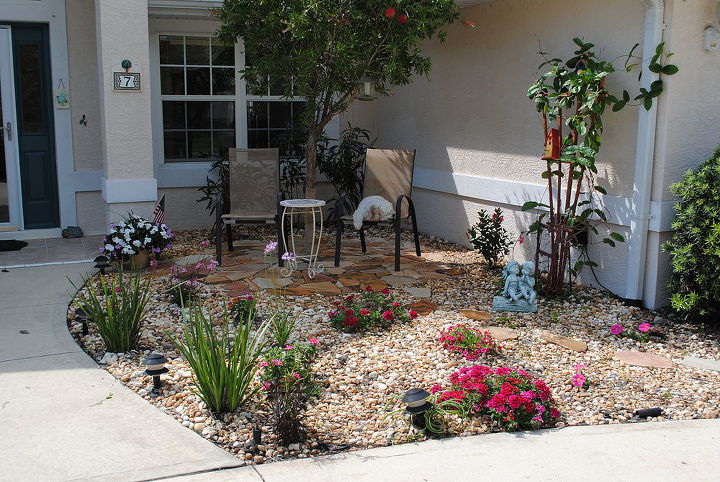 our garden patio, flowers, landscape, outdoor living, patio, perennial, Our garden patio