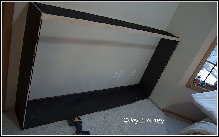 murphy bed, painted furniture, woodworking projects, Framing it was just the beginning