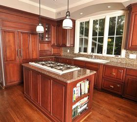 sandy springs renovation, bathroom ideas, home improvement, kitchen backsplash, kitchen design, living room ideas, We updated the ceiling treatment windows lighting and backsplash to give this kitchen a fresh look