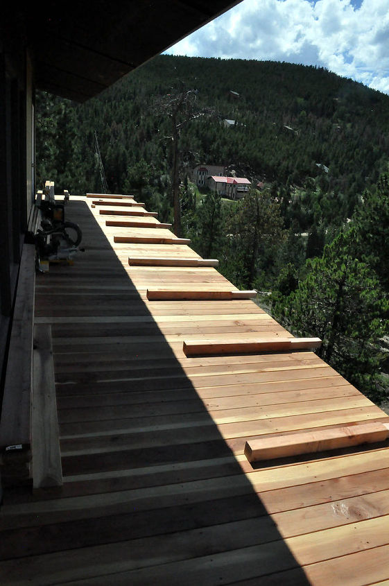 matt and kelly s deck, decks, long side railing layout