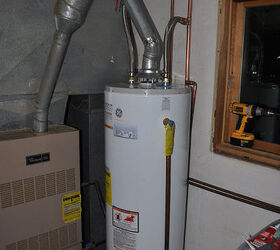 new water heater, home maintenance repairs, how to, hvac, plumbing, almost there