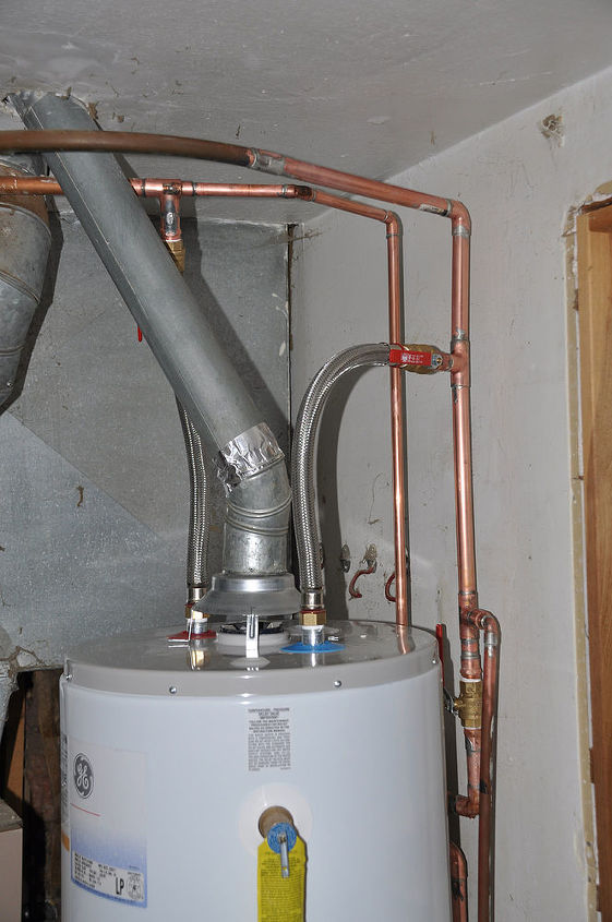 new water heater, home maintenance repairs, how to, hvac, plumbing, done