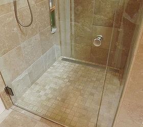 curb less shower, bathroom ideas, Making your shower the perfect use for all ages