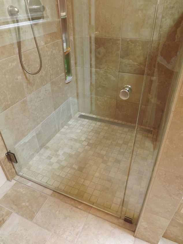 curb less shower, bathroom ideas, Making your shower the perfect use for all ages