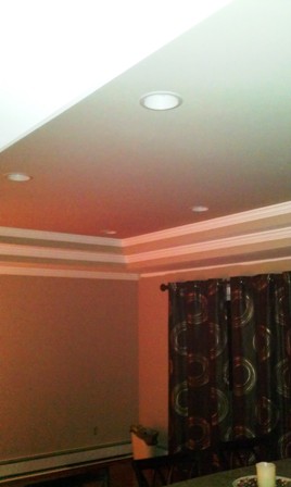 mr tom capelo tray ceiling project, home improvement, home maintenance repairs