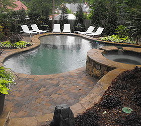 backyard pool oasis, outdoor living, patio, pool designs, Great place to hang out