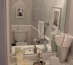 my favorite transformation from builder blah to remodel revamp on a budget, bathroom ideas, home decor, AFTER