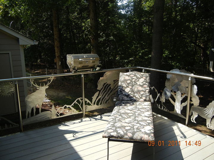 composite decking and stainless steel, decks, outdoor living, composite decking and stainless steel