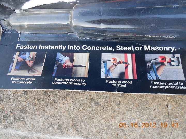 q it is for my sun room roof repair project how to fasten metal to concrete with 4x4, concrete masonry, decks, home maintenance repairs, how to, roofing, tools