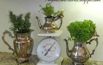 My DIY Silver Kitchen Herb Garden
