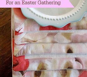 mitered corner placemats for spring easter gatherings, crafts, easter decorations, seasonal holiday decor