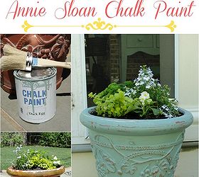 giving garden pots new life with annie sloan chalk paint, chalk paint, crafts, gardening, outdoor living, painting, repurposing upcycling